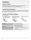 Page 88
     Precaution on battery use
Incorrect installation can cause battery leakage and corrosion that
will damage the remote control transmitter.
Observe the following precautions:
1. Batteries should always be replaced as a pair. Always use new
batteries when replacing the old set.
2. Do not combine a used battery with a new one.
3. Do not mix battery types (example: “Zinc Carbon” with “Alkaline”).
4. Do not attempt to charge, short-circuit, disassemble, heat or burn
used batteries.
5. Battery...