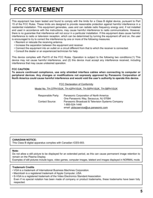 Page 55
This equipment has been tested and found to comply with the limits for a Class B digital device, pursuant to Part 
15 of the FCC Rules. These limits are designed to provide reasonable protection against harmful interference in a 
residential installation. This equipment generates, uses and can radiate radio frequency energy and, if not installed 
and used in accordance with the instructions, may cause harmful interference to radio communications. However, 
there is no guarantee that interference will...