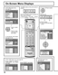 Page 1616
1/2
PC
OFF
STANDBY SAVE
OFF
POWER MANAGEMENTOFF
AUTO POWER OFF
OFF
OSD LANGUAGEENGLISH (
US) COMPONENT/RGB-IN SELECT
RGB
INPUT LABELSIGNAL
POWER SAVE
SET UP
2/2SET UP
SCREENSAVER
MULTI DISPLAY SETUP
SET UP TIMER
PRESENT TIME SETUP
INPUT MENU ENTER/+/ VOL-/
1/2PICTURE
NORMALNORMALIZESTANDARD
25
0
0
0
5 BRIGHTNESS
SHARPNESS PICTURE MENU
COLOR PICTURE
TINT
2/2
ADVANCED SETTINGS COLOR TEMP
COLOR MANAGEMENTNORMAL
OFF
ON
PICTURE
INPUT MENU ENTER/+/ VOL-/
12
0
0
0
0NORMALNORMALIZE
POS. /SIZE
V- P O S H-POS...