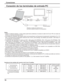 Page 6010
Conexiones
Conexión de los terminales de entrada PC
Notas:
•  Debido a la falta de espacio, a veces usted puede tener problemas al conectar el cable mini D-sub 15P con núcleo de 
ferrita a un terminal de entrada de PC.
• Las señales de ordenador que pueden entrar son las que tienen una frecuencia de exploración horizontal de 15 a 110 
kHz y una frecuencia de exploración vertical de 48 a 120 Hz. (Sin embargo, las señales que exceden 1.200 líneas no 
se visualizarán correctamente.)
•  La resolución del...