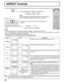 Page 1818
MENU
ENTER/INPUT
VOL
ASPECT Controls
The Plasma Display will allow you to enjoy viewing the picture at its maximum size, including wide screen cinema format picture.
Press repeatedly to move through the aspect options:
Mode Picture Explanation
NORMAL
NORMAL
3 4
NORMAL will display a 4:3 picture at its standard 4:3 size.
ZOOM
ZOOM4
316
9ZOOM mode magnifies the central section of the picture.
FULL
FULL4
316
9FULL will display the picture at its maximum size but with slight 
elongation.
JUST
4
39 16...