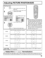 Page 1919
H-POS
H-SIZE
V-POS
V-SIZE
CLOCK PHASE
(RGB/PC in Mode)When the Position Right “
” 
button is pressed
When the Position Right “” 
button is pressed
When the Position Right “” 
button is pressed
When the Position Right “” 
button is pressed
When the Position Left “” 
button is pressed
When the Position Left “” 
button is pressed
When the Position Left “” 
button is pressed
When the Position Left “” 
button is pressed
 Helpful Hint (    / NORMALIZE Normalization)
While the PICTURE POS./SIZE display is...