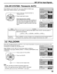 Page 3333
SET UP for Input Signals
COLOR SYSTEM / Panasonic AUTO
Select SIGNAL from the “SET UP” menu during VIDEO (S VIDEO) input
signal mode.(“SIGNAL [VIDEO]” menu is displayed.)
Press to select the “COLOR SYSTEM” or
“Panasonic AUTO”.
Press to select each function.
Press 
 
(ACTION) button If the image becomes unstable:
With the system set on Auto, under conditions of
low level or noisy input signals the image may in
rare cases become unstable. Should this occur,
set the system to match the format of the...