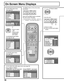 Page 1616
PLASMA DISPLAY
INPUT
SURROUND
VOL
NR
PICTURE
SOUNDSET UP
ASPECT PICTURE
POS. /SIZE
OFF TIMER
PC
MULTI
PIPSWAPSELECTZOOM
MOVE
On-Screen Menu Displays
1 Press to select .
INPUT MENU ENTER–+VOL
The MENU button on the unit can also
be pressed.
Each time the MENU button is pressed,
the menu screen will switch.
1 Press to select.
2 Press to access each adjust
screen. [ from the unit ]
1/2
25
0
0
0
3
PICTURE
NORMAL
BRIGHTNESS
SHARPNESS COLOR
TINT
NORMALIZESTANDARD
PICTURE MENU
PICTURE
2/2
ADVANCED SETTINGS...