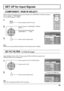 Page 3535
SET UP for Input Signals
3D Y/C FILTER – For NTSC AV images
COMPONENT / RGB IN SELECT
Select to match the signals from the source connected to the COMPONENT / RGB input terminals.
Y,  P
B, PR signals   “COMPONENT”
R, G, B, HD, VD signals   “RGB”
Press to display the SET UP menu.
Press to select the “COMPONENT / RGB-IN 
SELECT”.
Press to select the desired mode.
COMPONENT  RGB
Press to exit from adjust mode.
Select “SIGNAL” from the “SET UP” menu during VIDEO (S VIDEO) input signal mode.
(“SIGNAL...