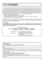 Page 55
This equipment has been tested and found to comply with the limits for a Class B digital device, pursuant to Part 
15 of the FCC Rules. These limits are designed to provide reasonable protection against harmful interference in a 
residential installation. This equipment generates, uses and can radiate radio frequency energy and, if not installed 
and used in accordance with the instructions, may cause harmful interference to radio communications. However, 
there is no guarantee that interference will...