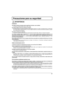 Page 857
Precauciones para su seguridad
 
ADVERTENCIA
Instalación
No instale la televisor de plasma sobre superficies inclinadas o poco estables.
• La televisor de plasma puede caerse o darse vuelta.
No coloque objetos encima de la televisor de plasma.
• Si se derrama agua en la televisor de plasma o entran objetos extraños en su interior, se puede provocar un cortocircuito
que causará fuego o descarga eléctrica. Si entran objetos extraños en el interior de la televisor de plasma, consulte
con su tienda local...