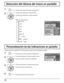 Page 34
34
1/2
Señal
Etiqueta de entrada
Autodesplazamiento
Configuración
Apagado
Energía monitorApagado
Autoapagado Apagado
Ahorro en reposo
Apagado (
SERIAL )ECO
Apagado
Idioma de OSD Español
Seleccione entrada componente/RGB
RGB
Protec. pantalla
Presione para mostrar la pantalla “Con
ﬁ guración”.
Presione para seleccionar “Idioma de OSD”.
Presione para seleccionar su idioma preferido.
  Idiomas seleccionables
Selección del idioma del menú en pantalla
1
2
English (UK)
Deutsch
Français
Italiano
Español
English...