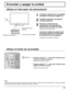 Page 17DISPLAY
POWERINPUTMUTE
RETURN
OFF TIMERRECALL ASPECT
CH VOL
MENU
TNQ4CM051
17
Encender y apagar la unidad 
Conecte el enchufe a la toma de 
corriente eléctrica.
Presione el botón POWER del mando a distancia para 
encender la pantalla de plasma.
Indicador de encendido: Verde
Presione el botón POWER del mando a distancia para 
apagar la pantalla de plasma.
Indicador de encendido: Rojo
POWER
Indicador de alimentación Interruptor de alimentación Sensor del mando a 
distancia
1
Presione el interruptor de...