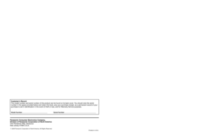 Page 56TQB2AA0798
Operating Instructions
42”/50” Class 1080p Plasma HDTV
(41.6/49.9 inches measured diagonally)
Model No.TH-42PZ80Q
TH-50PZ80Q
EnglishPlease read these instructions before operating your set and retain them\
 for future reference.
The images shown in this manual are for illustrative purposes only.
Quick Start Guide
(See page 6-17)
Customer’s Record
The model number and serial number of this product can be found on its b\
ack cover. You should note this serial 
number in the space provided below...