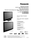 Page 1HD3D Sound ViVA
   TQB2AA0786
Operating Instructions
58”/65” Class 1080p Plasma HDTV 
(58.0/64.7  inches measured diagonally)
Manual de instrucciones
Televisión de alta definición de 1080p y clase 58”/65” de Pla\
sma 
(58,0/64,7 pulgadas medidas diagonalmente)
Model No.
Número de modelo
TH-58PZ850U
TH-65PZ850U
English
Español
Please read these instructions before operating your set and retain them\
 for future reference.
The images shown in this manual are for illustrative purposes only.
Lea estas...