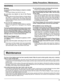 Page 77
Safety Precautions / Maintenance
WARNING 
The front of the display panel has been specially treated. Wipe the panel surface gently using only a cleaning 
cloth or a soft, lint-free cloth.
•  If the surface is particularly dirty, wipe with a soft, lint-free cloth which has been soaked in pure water or water to which 
a small amount of neutral detergent has been added, and then wipe it evenly with a dry cloth of the same type until the 
surface is dry.
•  Do not scratch or hit the surface of the panel...