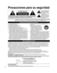 Page 44
ADVERTENCIA:  Para reducir el riesgo de sufrir una descarga eléctrica\
, no retire 
la cubierta ni el panel posterior. En el interior no hay piezas que deba reparar el 
usuario. Solicite las reparaciones al personal de servicio calificado.
Precauciones para su seguridad
1)  Lea estas instrucciones.
2)  Guarde estas instrucciones.
3)  Cumpla con todas las advertencias.
4)  Siga todas las instrucciones.
5)  No utilice este aparato cerca del agua.
6)  Limpie el aparato solamente con un paño seco.
7)  No...