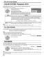 Page 523D Y/C FILTER (NTSC) 
COLOR SYSTEM 
SIGNAL 
ON 
AUTO 
3 : 2 PULLDOWN 
Panasonic AUTO (4 : 3)  OFF 
4:3
[  VIDEO  ] 
3 : 2 PULLDOWN 
OFF 
XGA MODE
AUTO
52
3:2 PULLDOWN
COLOR SYSTEM / Panasonic AUTO
Select SIGNAL from the “SET UP” menu during VIDEO (S VIDEO) input signal mode. 
(“SIGNAL [VIDEO]” menu is displayed.)
SET UP for Input Signals
Press to select the “COLOR SYSTEM” or 
“Panasonic AUTO  (4:3)”.
Press to select each function.
If the image becomes unstable:
With the system set on Auto, under...