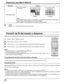 Page 46Puede poner la identiﬁ cación de control remoto cuando quiera utilizar este control remoto e\
n una de varias pantallas diferentes.
Preparación para MULTI DISPLAY
1
2
3Cambie  a  a la derecha.
Pulse el botón  
 en el mando a distancia.
Pulse uno de 
 - ,  para obtener la con ﬁ guración del dígito de la decena.
Pulse uno de 
 - ,  para obtener la con ﬁ guración del dígito de la unidad. 4
Notas:
•  Los números en 2, 3 y 4 deben con ﬁ gurarse rápidamente.  
•  El rango ajustable del número de ID es 0 - 99....