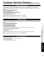 Page 5151
FAQs, etc.
 Customer Services Directory (for U.S.A.)
 Limited Warranty (for U.S.A.)
Customer Services Directory (for U.S.A.)
Customer Services Directory
Obtain Product Information and Operating Assistance; locate your nearest Dealer or Service Center; 
purchase Parts and Accessories; or make Customer Service and Literature requests by visitin\
g our Web 
Site at:
http://www.panasonic.com/help
or, contact us via the web at:
http://www.panasonic.com/contactinfo
You may also contact us directly at:...