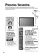 Page 5050
SUBMENU
Preguntas frecuentes
Antes de solicitar reparaciones ó ayuda, siga las indicaciones siguie\
ntes para solucionar el problema.
Si el problema persiste, póngase en contacto con su concesionario de \
Panasonic ó con el centro de servicio de 
Panasonic local para solicitar ayuda. Para obtener ayuda adicional, pó\
ngase en contacto con nuestro sitio Web en 
www.panasonic.com/contactinfo
Puntos blancos 
ó imágenes con 
sombra (ruido)
 Compruebe la posición, la orientación 
y la conexión de la...