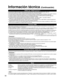 Page 12256
Información técnica (Continuación)
VIERA Link “HDAVI ControlTM”  
Las conexiones HDMI para algunos equipos Panasonic le permiten hacer interfaz automáticamente. (pág. 32) Esta función puede no funcionar normalmente dependiendo de la condición del equipo.  Con esta función activada, aunque el televisor esté en el modo de espera, el equipo podrá ser controlado por otros mandos a distancia. Cuando empieza la reproducción puede que no se disponga de imagen ni sonido durante los primeros segundos. Cuando...