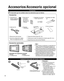 Page 726
Accesorios/Accesorio opcional
Accesorios
Compruebe que ha recibido todos los elementos que se indican.
Transmisor de 
mando a distancia
 N2QAYB000217
Sujetador de cable 
(2) Pilas para el 
transmisor
de mando a 
distancia (2)
 Pila AA
Cable de CAAdaptador de antena
 Tipo F para 5C-2V
Pedestal
 TBLX0032
Tarjeta del cliente (para EE. UU.)
Tarjeta para el plan de asistencia al cliente (para EE. UU.) Manual de instrucciones
Guía de configuración rápida
(Para ver programas de HD)
Instalación de las pilas...