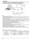 Page 1010
Conexiones
Conexión de los terminales de entrada PC
Notas:
•  Debido a la falta de espacio, a veces usted puede tener problemas al conectar el cable mini D-sub 15 patillas con núcleo 
de ferrita a un terminal de entrada de PC.
•  Las señales de ordenador que pueden entrar son las que tienen una frecuencia de exploración horizontal de 15 a 110 
kHz y una frecuencia de exploración vertical de 48 a 120 Hz. (Sin embargo, las señales que exceden 1.200 líneas no 
se visualizarán correctamente.)
•  La...