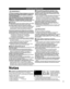 Page 65
4 : 3 12
ADVERTENCIA/PRECAUCION
Imágenes fijas típicas
Para impedir la “Retención 
de imagen”, el salvapantallas 
se activa automáticamente 
después de pasar unos pocos 
minutos si no se envían 
señales ó no se realizan 
operaciones. (pág. 55)■ No muestre una imagen fija durante mucho tiempo
Esto hará que la imagen permanezca en la pantalla de 
plasma (“Retención de imagen”). Esto no se considera como 
una falla de funcionamiento y no está cubierto por la garantía.
 No ponga la unidad donde quede...