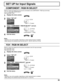 Page 3939
SET UP for Input Signals
COMPONENT / RGB IN SELECT
Select to match the signals from the source connected to the COMPONENT / RGB input terminals.
Y,  P
B, PR signals  “COMPONENT”
RGB signals 
 “RGB”
Notes: Selection may not be possible, depending on which optional board is inst\
alled.
Make setting of the selected input terminal (SLOT1, SLOT2, SLOT3 or PC \
IN).
•
•
YUV / RGB IN SELECT
Select to match the signals from the source connected to the DVI input t\
erminals.
YUV signals  
“YUV”
RGB signals...