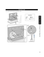 Page 99
Quick Start Guide
 To Prevent TV from Falling Over
• Fix to wall or post with strong commercial wire or chain.
Securing to a wall
Hook securing 
screw Remove 
screw
Accessories
Hook (2) Hook securing screw (2)
• M8 x 35
Hook 