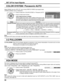 Page 503D Y/C FILTER (NTSC) 
COLOR SYSTEM 
SIGNAL 
ON 
AUTO 
3 : 2 PULLDOWN 
Panasonic AUTO (4 : 3) OFF 
4:3
[ 
VIDEO ] 
3 : 2 PULLDOWN OFF 
XGA MODE
AUTO
50
3:2 PULLDOWN
COLOR SYSTEM / Panasonic AUTO
Select SIGNAL from the “SET UP” menu during VIDEO (S VIDEO) input signal mode. 
(“SIGNAL [VIDEO]” menu is displayed.)
SET UP for Input Signals
Press to select the “COLOR SYSTEM” or “Panasonic AUTO”.
Press to select each function.
If the image becomes unstable:
With the system set on Auto, under conditions of low...