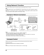 Page 20Using Network Function
This unit has a network function to control the network connected displa\
y with your computer.
Note:
To use the network function, set each “NETWORK SETUP” setting and m\
ake sure to set the “CONTROL I/F SELECT” 
to “LAN”.
When “LAN” is set, the slot power is turned on, and power indicato\
r is lit orange under the condition of power off with 
remote control (stand-by state), regardless of the “Slot power” \
setting.
Example of Network Connection
Command Control
Display (main unit,...