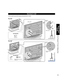 Page 99
Quick Start 
Guide
 To Prevent TV from Falling Over
Main screw
• Fix to wall or post with strong commercial wire or chain.
Main screwRemove 
screw
Securing to a wall
For 50 ”
For 58 ”
Remove 
cap
Hook securing 
screw
Hook (2) Hook securing screw (2)
• M8 x 35
Accessories
Clamp (2)
Accessories
Hook 