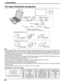 Page 1010
PC Input Terminals connection
Notes:
• Computer signals which can be input are those with a horizontal scanning frequency of 15 to 110 kHz and vertical
scanning frequency of 48 to 120 Hz. (However, the image will not be displayed properly if the signals exceed 1,200 lines.)
• The display resolution is a maximum of 1,024 × 768 dots when the aspect mode is set to “NORMAL”, and 1,366 × 768
dots when the aspect mode is set to “FULL”. If the display resolution exceeds these maximums, it may not be possible...