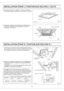 Page 88
8. Terminez la finition du plafond. Lorifice au plafond
devrait etre coupe au pourtour de la bride. (voir Fig.6)
9. Inserez les ressorts de montage dans les fentes de
la maniere illustree et fixez la grille au boitier du
ventilateur. (voir Fig.7)
1. Ouvrez le couvercle de lorifice, debranchez la fiche
de la prise de courant et retirez ladaptateur du boitier
du ventilateur avant de commencer linstallation.
2. Inserez le support de suspension dans ladaptateur et
fixez-le aux solives a laide des vis...