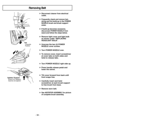 Page 38Caractéristiques
C
Ca
ar
ra
ac
ct
te
er
rí
ís
st
ti
ic
ca
as
s 
 
Protecteur de surcharge
P
Pr
ro
ot
te
ec
ct
to
or
r 
 c
co
on
nt
tr
ra
a 
 s
so
ob
br
re
ec
ca
ar
rg
ga
as
s
➢
➢E
El
l 
 p
pr
ro
ot
te
ec
ct
to
or
r 
 c
co
on
nt
tr
ra
a 
 s
so
ob
br
re
ec
ca
ar
rg
ga
as
s 
 d
de
et
ti
ie
en
ne
e
e el
l 
 m
mo
ot
to
or
r 
 d
de
el
l 
 P
PO
OW
WE
ER
R 
 N
NO
OZ
ZZ
ZL
LE
E 
 c
cu
ua
an
nd
do
o
e el
l 
 c
ce
ep
pi
il
ll
lo
o 
 s
se
e 
 a
at
ta
as
sc
ca
a 
 y
y 
 p
pr
re
ev
vi
ie
en
ne
e 
 q
qu
ue
e 
 l
la
a
b...