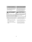 Page 29- 29 -
Siguiendo las instrucciones dadas, se nueva
aspiradora Panasonic funcionará al nivel máximo
y continuará funcionando por mucho años en el
futuro. Lea la sección “Antes de pedir servicio” en
este manual para las recomendaciones para
arreglar unos problemas que puedan ocurrir.
Cuidado de rutina de la aspiradoraEntretien de l’aspirateur
Les tâches décrites ci-dessous vous permettront
de tirer un rendement optimal de votre aspirateur
de longues années durant. Se reporter au 
> pour les mesures à...