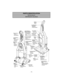 Page 10- 10 -
PARTS IDENTIFICATION
Nomenclature
Identificación de piezas
Short HoseTuyau court
Manguera corta
Quick Release
Upper Cord Hook
Crochet supérieur
de rangement du
cordon à dégagement
rapide
Sujetador de liberación
Lower Cord HookCrochet de cordon
inférieur
Compartimiento
inferior para el cordon
Power CordCordon
d’alimentation
Cordón eléctrico
Rating platePlaque signalétique
Voltimetro
Furniture GuardPare-chocs
Protector
de muebles
Combination
Brush
Suceur combiné
Cepillo de la
combinación
Dust Bin...