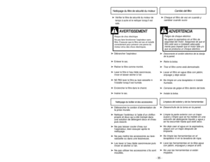 Page 35- 35 -
N NO
OT
TE
E:
: 
 T
To
o 
 r
re
ed
du
uc
ce
e 
 t
th
he
e 
 r
ri
is
sk
k 
 o
of
f 
 e
el
le
ec
ct
tr
ri
ic
ca
al
l 
 s
sh
ho
oc
ck
k,
, 
 t
th
hi
is
s 
 v
va
ac
cu
uu
um
m 
 h
ha
as
s 
 a
a 
 p
po
ol
la
ar
ri
iz
ze
ed
d 
 p
pl
lu
ug
g,
, 
 o
on
ne
e 
 b
bl
la
ad
de
e
i is
s 
 w
wi
id
de
er
r 
 t
th
ha
an
n 
 t
th
he
e 
 o
ot
th
he
er
r.
. 
 T
Th
hi
is
s 
 p
pl
lu
ug
g 
 w
wi
il
ll
l 
 f
fi
it
t 
 i
in
n 
 a
a 
 p
po
ol
la
ar
ri
iz
ze
ed
d 
 o
ou
ut
tl
le
et
t 
 o
on
nl
ly
y 
 o
on
ne
e 
 w
wa
ay...