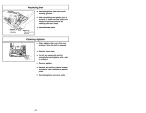 Page 30- 30 -
Indicador de aspiración
Indicateur du sac à poussière
➢El indicador de aspiración detecta
cuando se necesita cambiar la bolsa
para polvo o hay residuos en la aspiradora.
➢Revise la bolsa para polvo cuando el
indicador de aspiración muestra FULL
(LLENO).
➢Si la bolsa para polvo está lleno,
cambie la bolsa según la sección
“Cambiar de la bolsa para polvo”.
➢Si la bolsa para polvo no está lleno,
revise si hay residuos según la sección
“Quitar de los residuos de basura en los
conductos”.
➢Cet...