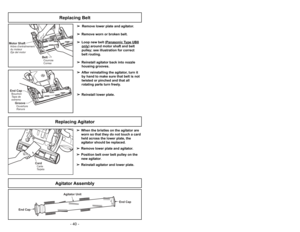 Page 40- 13 - Utilisation de la poignée 
Préparatifs
Como comenzar 
Usar la manija 
➢Pour dégager le manche, appuyer sur
le bouton de dégagement du manche
tel quillustré.
➢Tout en maintenant le bouton de
dégagement enfoncé, tourner le
manche dans le sens horaire jusquà ce
quil se trouve dans la position verticale.
Lorsque le manche est complètement
redressé, il se verrouille
automatiquement en position.
Remarque:Un « clic » se fait entendre
lorsque le manche se bloque en position.
Remarque:Sassurer que le...