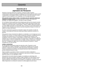 Page 50- 50 -
Porter une attention particulière à tous les
avertissements et à toutes les mises en garde.
AVERTISSEMENT
POUR PRÉVENIR LE RISQUE DE CHOCS ÉLECTRIQUESNe jamais utiliser l’aspirateur sur une surface humide ou pour aspirer des liquides.
Ne jamais ranger l’appareil à l’extérieur.
Remplacer immédiatement tout cordon d’alimentation usé ou éraillé.
Débrancher l’appareil de la prise secteur après usage et avant tout entretien.POUR PRÉVENIR LE RISQUE D’ACCIDENTSÀ lexception des aspirateurs à main, garder...