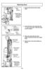 Page 16Attaching Hose
➢Insert the tab on the wand into the
“J” slot on the hose. Twist the wand
to lock in place.
➢Place the wand into the wand
holder and press firmly onto nozzle
hose.
➢Route hose in the hose holders as
shown. ➢Remove the hose from the nozzle
hose.
Nozzle Hose
Tuyau de tête
d’aspiration
Manguera de
la boquilla Wand Holder
Porte-tube
Soporte
del tubo
Hose Holder
Porte-tuyau
Soporte
de la manguera Hose Holder
Porte-tuyau
Soporte
de la manguera
Hose
Tuyau
Manguera
Nozzle Hose
Tuyau de tête...