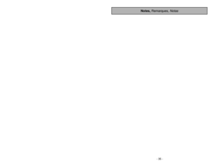 Page 35- 6 -
- 35 -
Importantes mesures de sécurité
Lors de l’utilisation de l’appareil, prendre certaines
précautions, dont les suivantes.
Lire attentivement ce manuel avant d’utiliser l’appareil
AVERTISSEMENT
Afin déviter tout risque dincendie, de chocs électriques ou de blessure:
1. NE PASlaisser lappareil sans surveillance lorsquil est branché. Toujours le
débrancher après usage et avant deffectuer tout entretien.
2.Afin déviter tout risque dincendie ou de chocs électriques, NE PASutiliser lappareil
à...