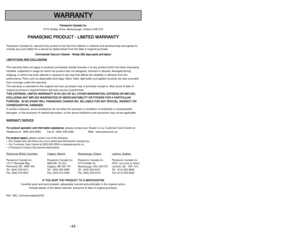 Page 44- 5 -
- 44 -
When using vacuum cleaner, basic precautions should always
be followed, including the following:
R RE
EA
AD
D 
 A
AL
LL
L 
 I
IN
NS
ST
TR
RU
UC
CT
TI
IO
ON
NS
S 
 B
BE
EF
FO
OR
RE
E 
 U
US
SI
IN
NG
G 
 T
TH
HI
IS
S 
 V
VA
AC
CU
UU
UM
M 
 C
CL
LE
EA
AN
NE
ER
R
W
WA
AR
RN
NI
IN
NG
G
To reduce the risk of fire, electrical shock, injury:
1 1.
.D
DO
O 
 N
NO
OT
T
leave vacuum cleaner when plugged in. Unplug from outlet when not
in use and before servicing.
2 2.
.
To reduce the risk of fire or...