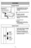 Page 18FEATURES
Overload Protector
Suction Control
Overload Protector
(Reset Button)
Protector contra sobrecargas(Botón de restauración) Protecteur de surcharge
(Bouton de remise en circuit)
➢ ➢ The overload protector stops the
POWER NOZZLE motor when the
brush jams and prevents belt
breakage.
NOTE:  Canister motor will continue to
run. TO CORRECT PROBLEM:➢ ➢ Unplug electrical cord.
➢
➢ Check brush and brush support
areas for excessive lint buildup or
jamming.
➢ ➢ Clean jammed area.
TO RESET:  ➢
➢ Press reset...