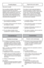 Page 31Conseils pratiquesSugerencias para aspirar
Estilo de lim pieza suge rido
Para obte ner la mejor acción de lim pieza se
reco mienda empu jar la POWER NOZZLE en
direc ción directamente opuesta a usted y jalarla
en línea recta.  Al final de cada pasada de
regreso, cam bie la direc ción de la POWER
NOZZLE hacia la siguiente sec ción a limpiar.
Con ti núe así a tra vés de toda la alfom bra de
una manera lenta y des li zante.
➢Las pasa das rápi das y jalo na das no logran
una lim pieza com pleta.
➢  Areas...