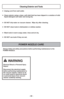 Page 42- 42 -
Always follow all safety precautions before performing maintenance to th\
e
POWER NOZZLE.
POWER NOZZLE CARE
Cleaning Exterior and Tools
➢ Unplug cord from wall outlet.
➢  Clean exterior using a clean, soft cloth that has been dipped in a solut\
ion of mild
liquid detergent and water and wrung dry.
➢  DO NOT drip water on vacuum cleaner.  Wipe dry after cleaning.
➢  DO NOT clean tools in dishwasher or clothes washer.
➢  Wash tools in warm soapy water, rinse and air dry.
➢  DO NOT use tools if they...