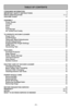 Page 3- 3 -
TABLE OF CONTENTS
CONSUMER INFORMATION............................................................................................. 6
IMPORTANT SAFETY INSTRUCTIONS............................................................................ 9
PARTS IDENTIFICATION............................................................................................12-14
FEATURE CHART ...........................................................................................................15...