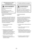 Page 45- 45 -FILTRO DE ESCAPE 
HEPA
Este cartucho del filtro escape tiene que
cambiar se cuando esté sucio. El filtro no
se puede lavar pues perdería su
capacidad para atrapar altrapar polvo.
Cambie el filtro cuando el área superficial
esté cubierta por completo.  Consulte
Partes Consumibles. 
➢ Tire hacia arriba la cubierta del filtro de
escape.
➢ Tome el filtro de salida y tire hacia
afuera para sacarlo.
➢ Reemplazar el filtro de escape, con
mucho cuidado colocarlo de modo que
la dirección del aíre sea la...