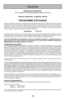 Page 63- 63 -
Garantie
Panasonic Canada Inc.5770, Ambler Drive, Mississauga (Ontario) L4W 2T3
PRODUIT PANASONIC - GARANTIE LIMITÉE
PROGRAMME D’ÉCHANGE
Panasonic Canada Inc. garantit que ce produit est exempt de défauts de matériaux et de main-d’œuvre dans un contexte
d’utilisation normale pendant la période indiquée ci-après à compter de la date d’achat original et, dans l’éventualité d’une
défectuosité, accepte, à sa discrétion, de (a) réparer le produit avec des pièces neuves ou remises à neuf, (b) remplacer...