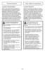 Page 13FonctionnementPara utilizar la aspiradora
Cordon d’alimentationCordón eléctrico
NOTA : Afin de prévenir les risques de
chocs électriques, cet appareil est muni
d’une fiche polarisée (lames de largeur
différente). Cette fiche ne peut être
branchée dans une prise polarisée que
dans un sens. Si elle ne peut être insérée
entièrement dans la prise, la renverser. Si
elle ne peut toujours pas être insérée,
communiquer avec un électricien qualifié
pour changer la prise de courant. NE PAS
MODIFIER LA FICHE. Ne...
