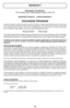 Page 38- 38 -
WARRANTY
Panasonic Canada Inc.5770, Ambler Drive, Mississauga (Ontario) L4W 2T3
PANASONIC PRODUCT – LIMITED WARRANTY
EXCHANGE PROGRAM
Panasonic Canada Inc. warrants this product to be free from defects in material and workmanship under normal use and
for a period as stated below from the date of original purchase agrees to, at its option either (a) repair your product with
new or refurbished parts, (b) replace it with a new or a refurbished equivalent value product, or (c) refund your purchase...